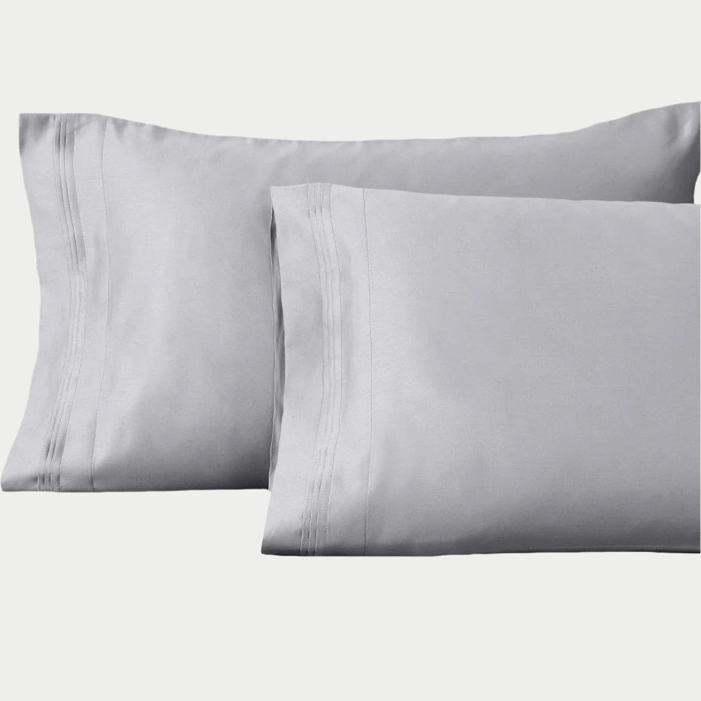 1500 Thread Count Egyptian Cotton 2 Piece Solid Pillowcase Set - Egyptian Cotton Pillowcases by Superior Brand