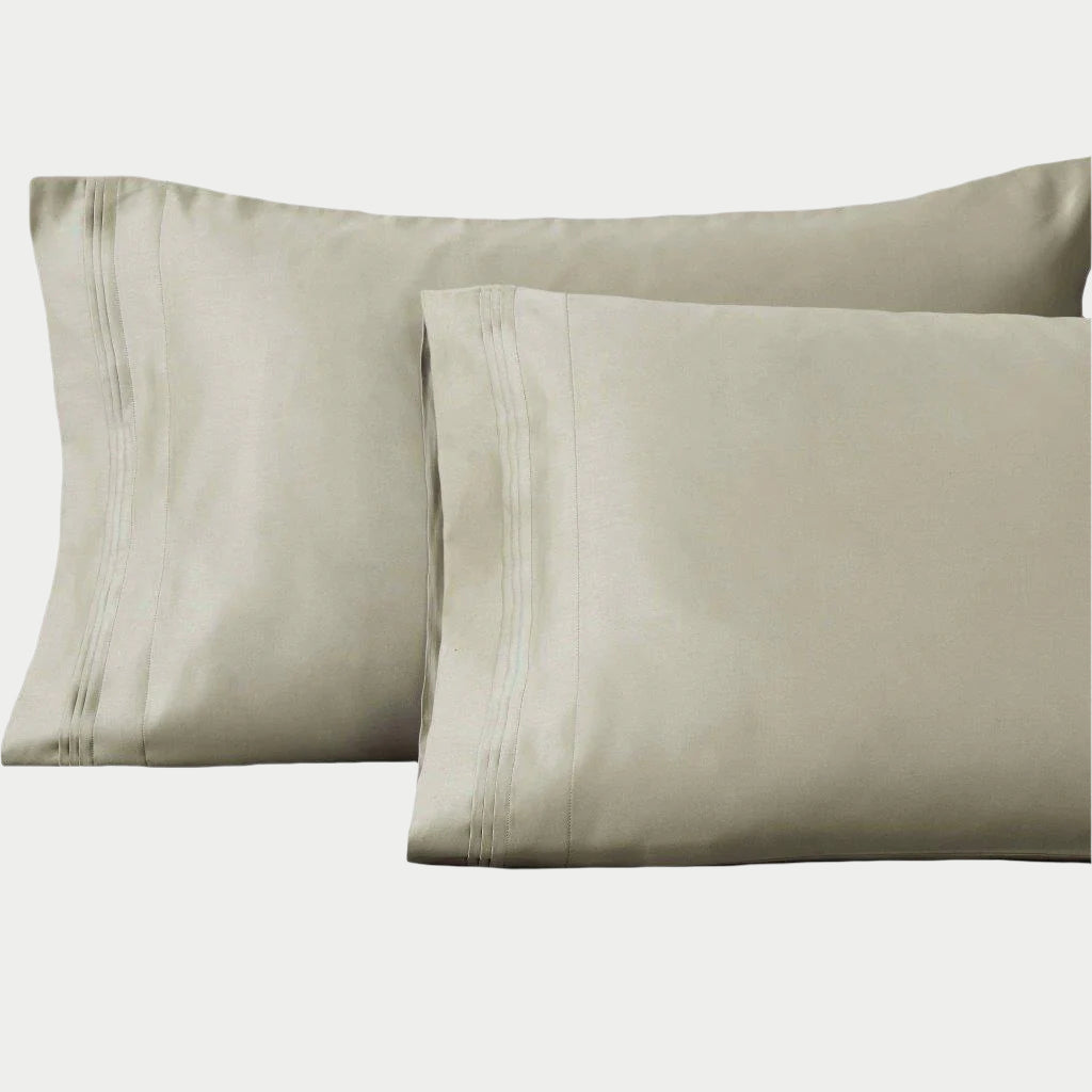 1500 Thread Count Egyptian Cotton 2 Piece Solid Pillowcase Set - Egyptian Cotton Pillowcases by Superior Brand