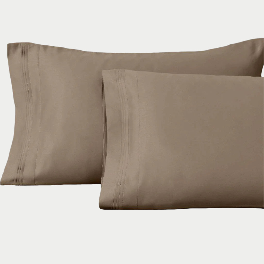 1500 Thread Count Egyptian Cotton 2 Piece Solid Pillowcase Set - Egyptian Cotton Pillowcases by Superior Brand