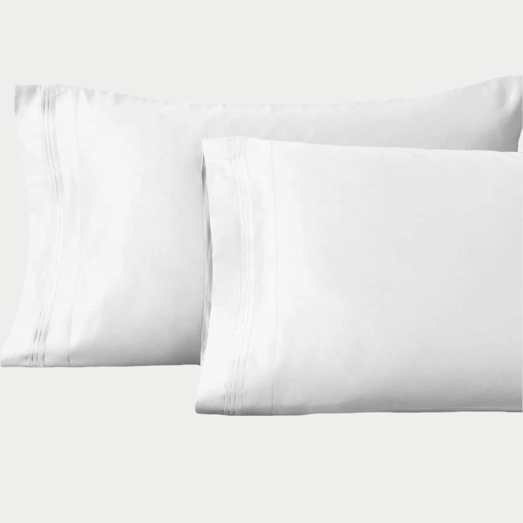 1500 Thread Count Egyptian Cotton 2 Piece Solid Pillowcase Set - Egyptian Cotton Pillowcases by Superior Brand