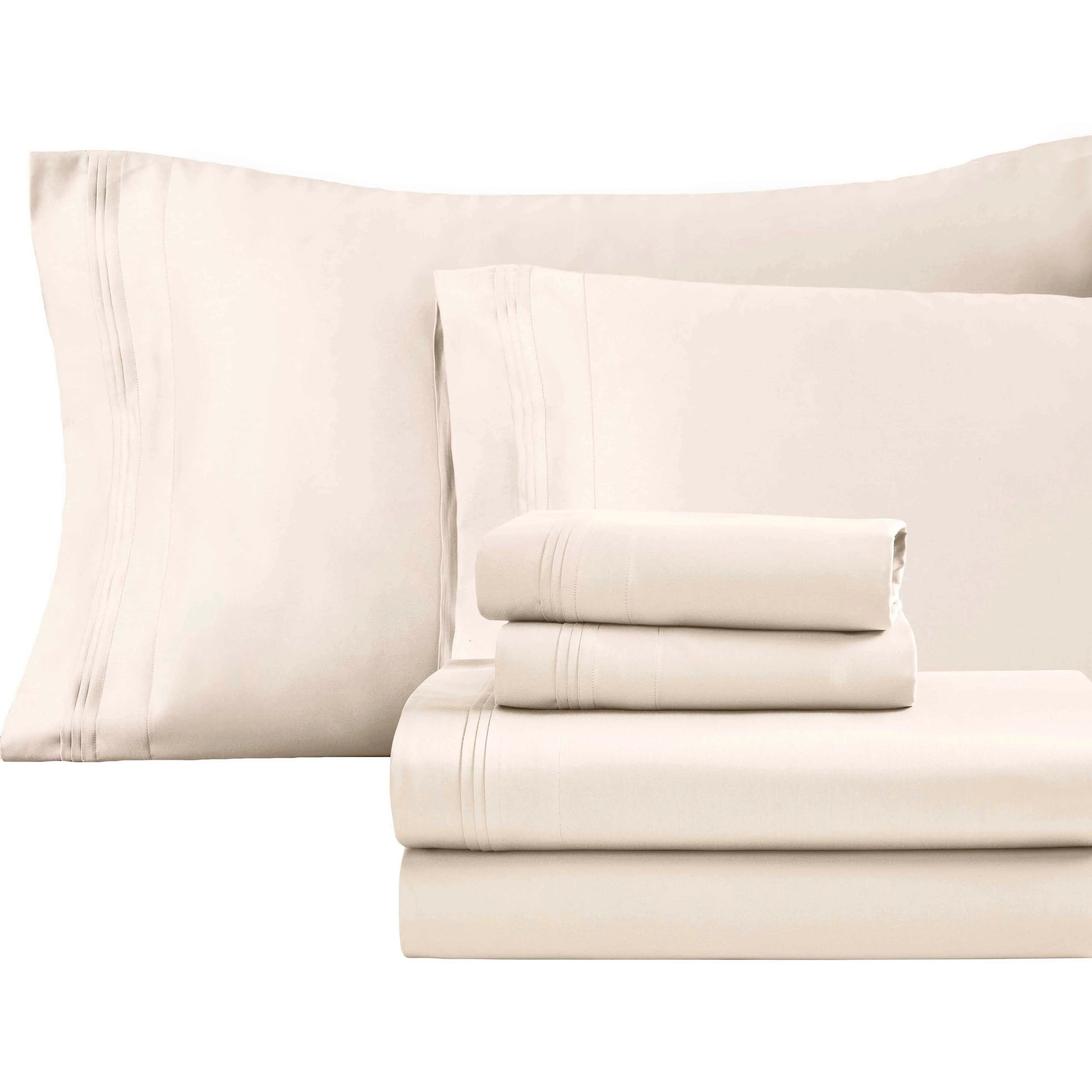 6-Piece Egyptian Cotton 1500 Thread Count Sheet Bundle - Hardcore Bundle by Superior Brand
