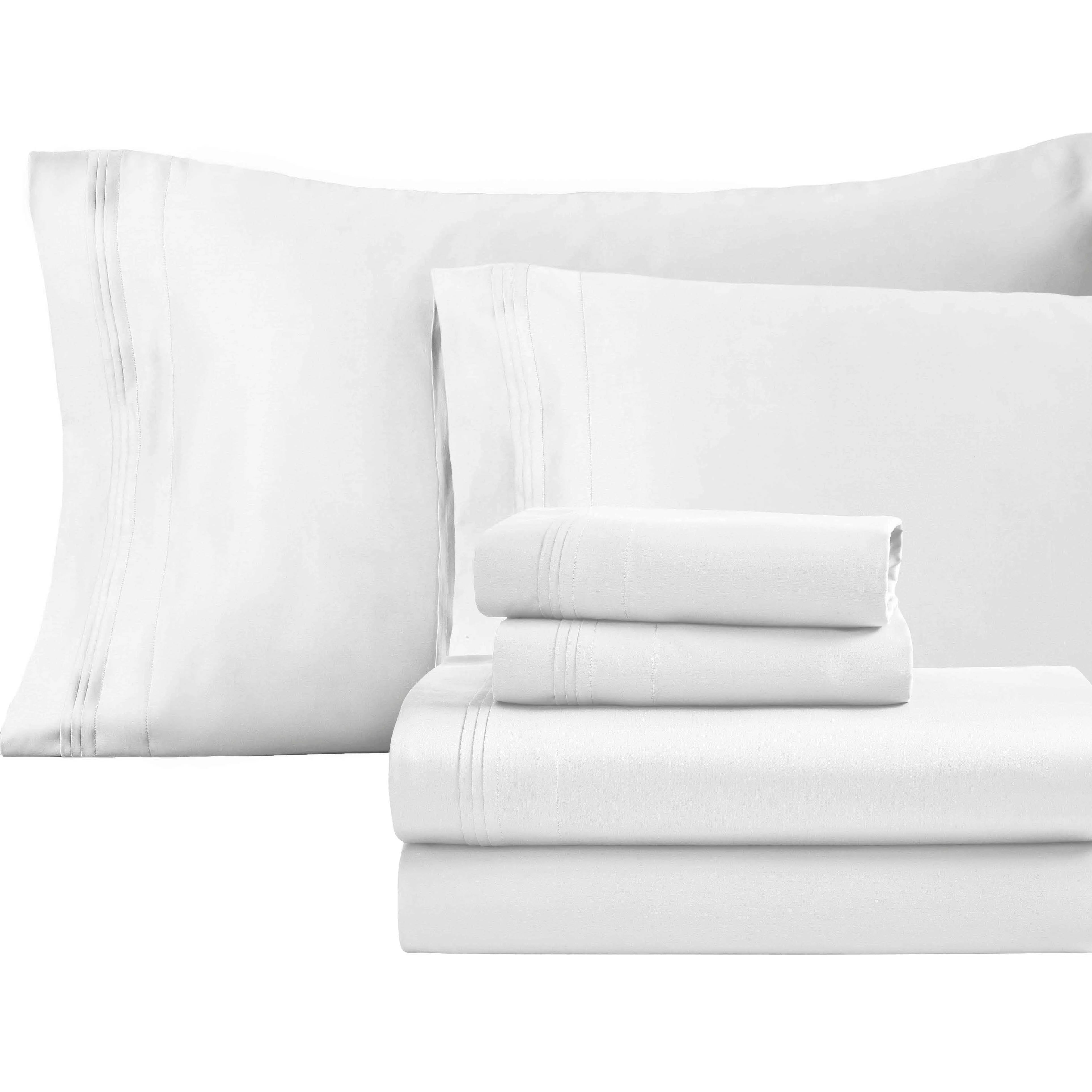 6-Piece Egyptian Cotton 1500 Thread Count Sheet Bundle - Hardcore Bundle by Superior Brand