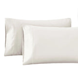 Egyptian Cotton 1500 Thread Count Pillowcases - Set of 2 - Embroidered Marrow Stitch Hem