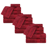 Rayon from Bamboo Cotton Blend Luxury Assorted 18 Piece Towel Set - Towel Set by Superior