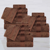 Rayon from Bamboo Cotton Blend Luxury Assorted 18 Piece Towel Set - Towel Set by Superior
