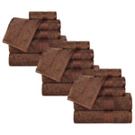Rayon from Bamboo Cotton Blend Luxury Assorted 18 Piece Towel Set - Towel Set by Superior