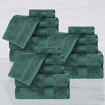 Rayon from Bamboo Cotton Blend Luxury Assorted 18 Piece Towel Set - Towel Set by Superior