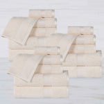 Rayon from Bamboo Cotton Blend Luxury Assorted 18 Piece Towel Set - Towel Set by Superior