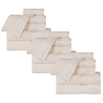 Rayon from Bamboo Cotton Blend Luxury Assorted 18 Piece Towel Set - Towel Set by Superior