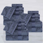Rayon from Bamboo Cotton Blend Luxury Assorted 18 Piece Towel Set - Towel Set by Superior