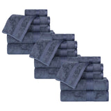 Rayon from Bamboo Cotton Blend Luxury Assorted 18 Piece Towel Set - Towel Set by Superior