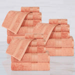 Rayon from Bamboo Cotton Blend Luxury Assorted 18 Piece Towel Set - Towel Set by Superior
