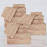 Rayon from Bamboo Cotton Blend Luxury Assorted 18 Piece Towel Set - Towel Set by Superior