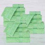 Rayon from Bamboo Cotton Blend Luxury Assorted 18 Piece Towel Set - Towel Set by Superior