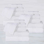 Rayon from Bamboo Cotton Blend Luxury Assorted 18 Piece Towel Set - Towel Set by Superior