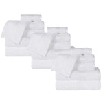Rayon from Bamboo Cotton Blend Luxury Assorted 18 Piece Towel Set - Towel Set by Superior