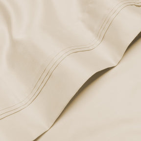 Superior Egyptian Cotton 1000 Thread Count Extra Deep Pocket Solid Sheet Set - Ivory