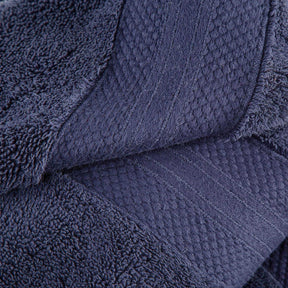 Superior Premium Turkish Cotton Assorted 12-Piece Towel Set - Crown Blue