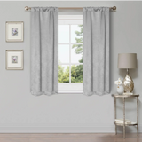 Waverly Geometric Washable Room Darkening Blackout Curtains, Set of 2