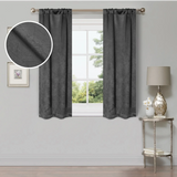Waverly Geometric Washable Room Darkening Blackout Curtains, Set of 2