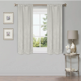 Waverly Geometric Washable Room Darkening Blackout Curtains, Set of 2