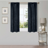 Waverly Geometric Washable Room Darkening Blackout Curtains, Set of 2