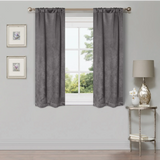 Waverly Geometric Washable Room Darkening Blackout Curtains, Set of 2