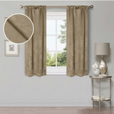 Waverly Geometric Washable Room Darkening Blackout Curtains, Set of 2