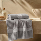 2 Piece Cotton Plush Bath Towel Set Giza