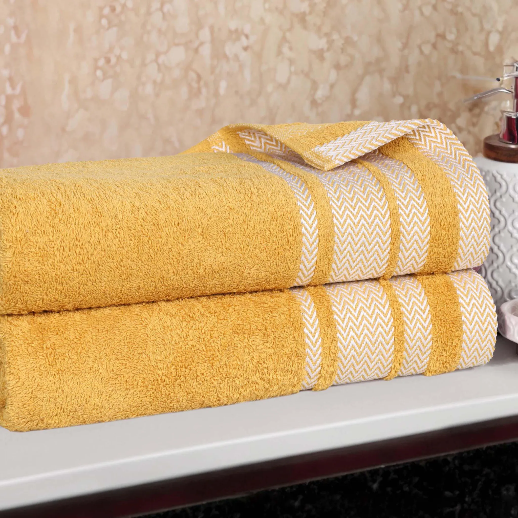 Hays Cotton 2-Piece Bath Towel Set - Absorbent & Medium Weight