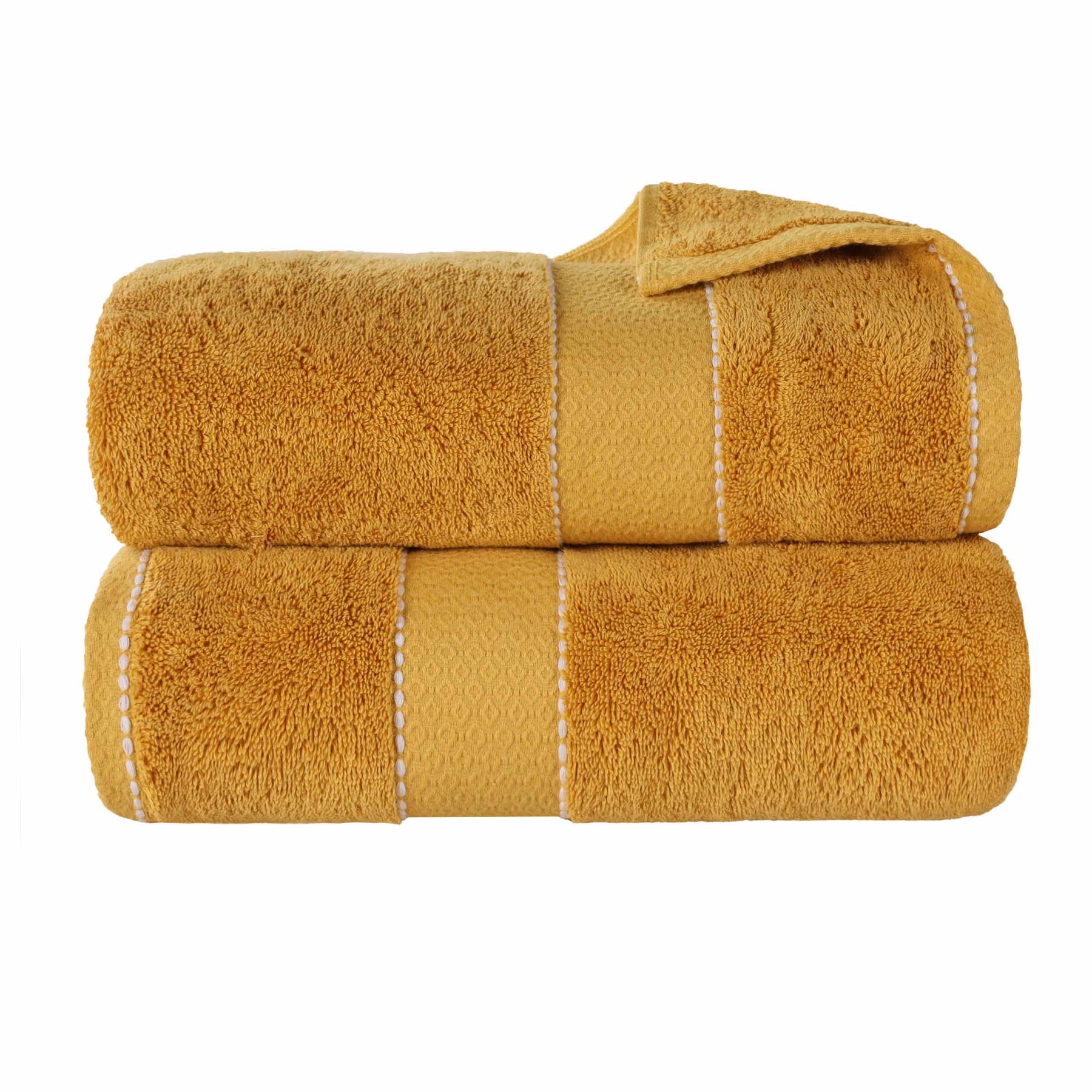 Niles Egyptian Giza Cotton Dobby Ultra-Plush Bath Sheet - Gold