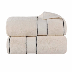 Niles Egyptian Giza Cotton Dobby Ultra-Plush Bath Sheet - Ivory