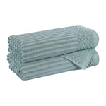 Soho Cotton Ribbed Textured Ultra-Absorbent 2 Piece Bath Towel Set - Bath Towel by Superior Brand