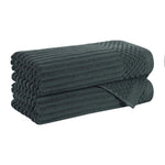 Soho Cotton Ribbed Textured Ultra-Absorbent 2 Piece Bath Towel Set - Bath Towel by Superior Brand