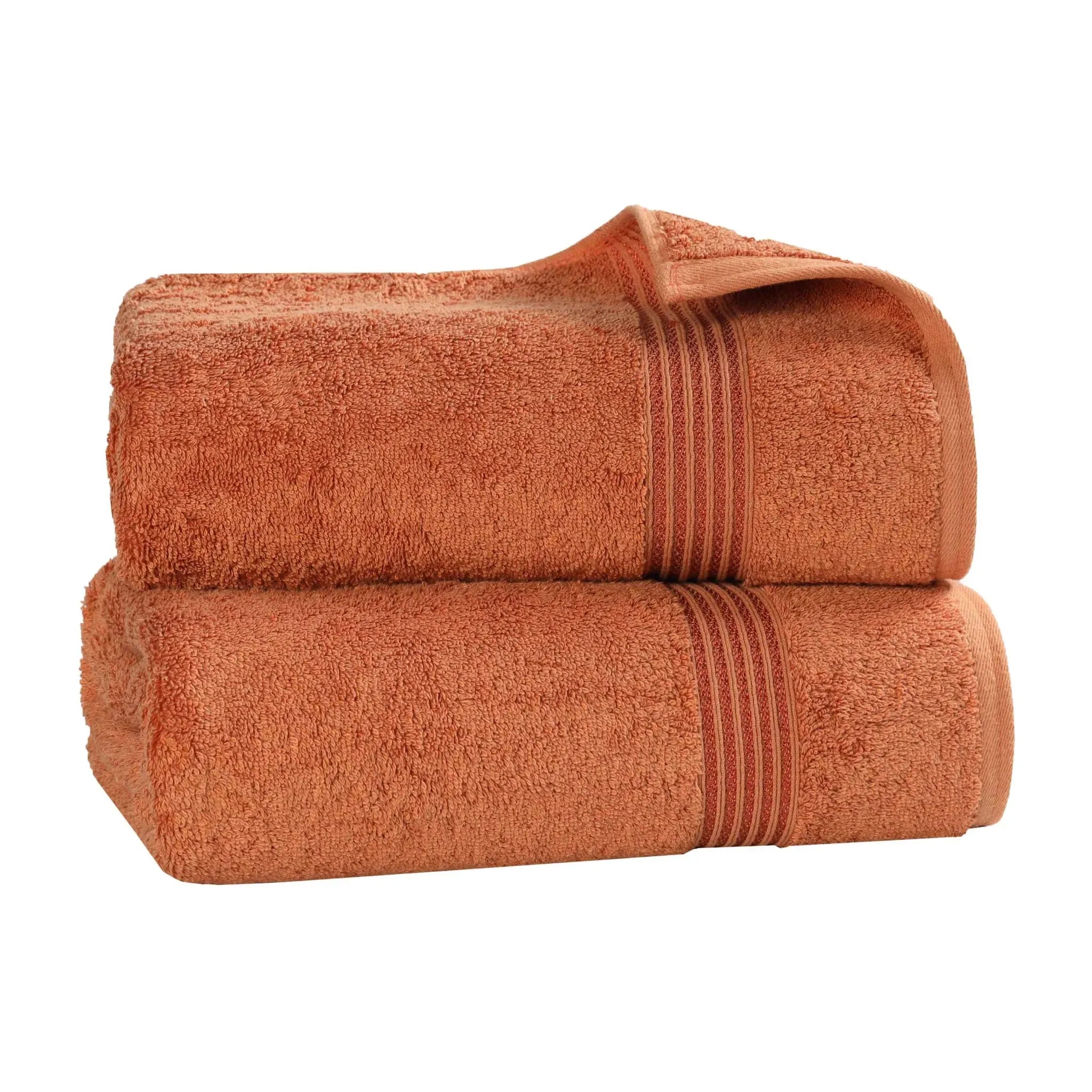 Heritage Egyptian Cotton Plush Thick Absorbent Bath Sheet Set of 2 - Egyptian Cotton Bath Sheet by Superior Brand