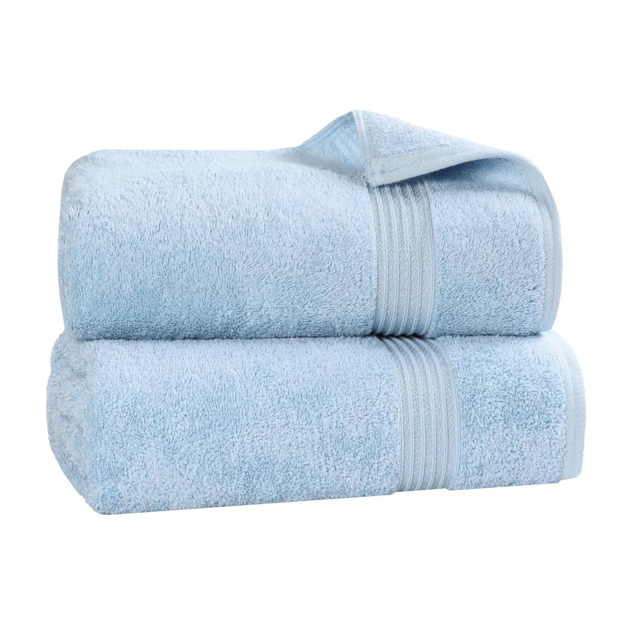 Egyptian Cotton Heritage Plush Bath Sheet Set of 2 - Egyptian Cotton Bath Sheet by Superior Brand