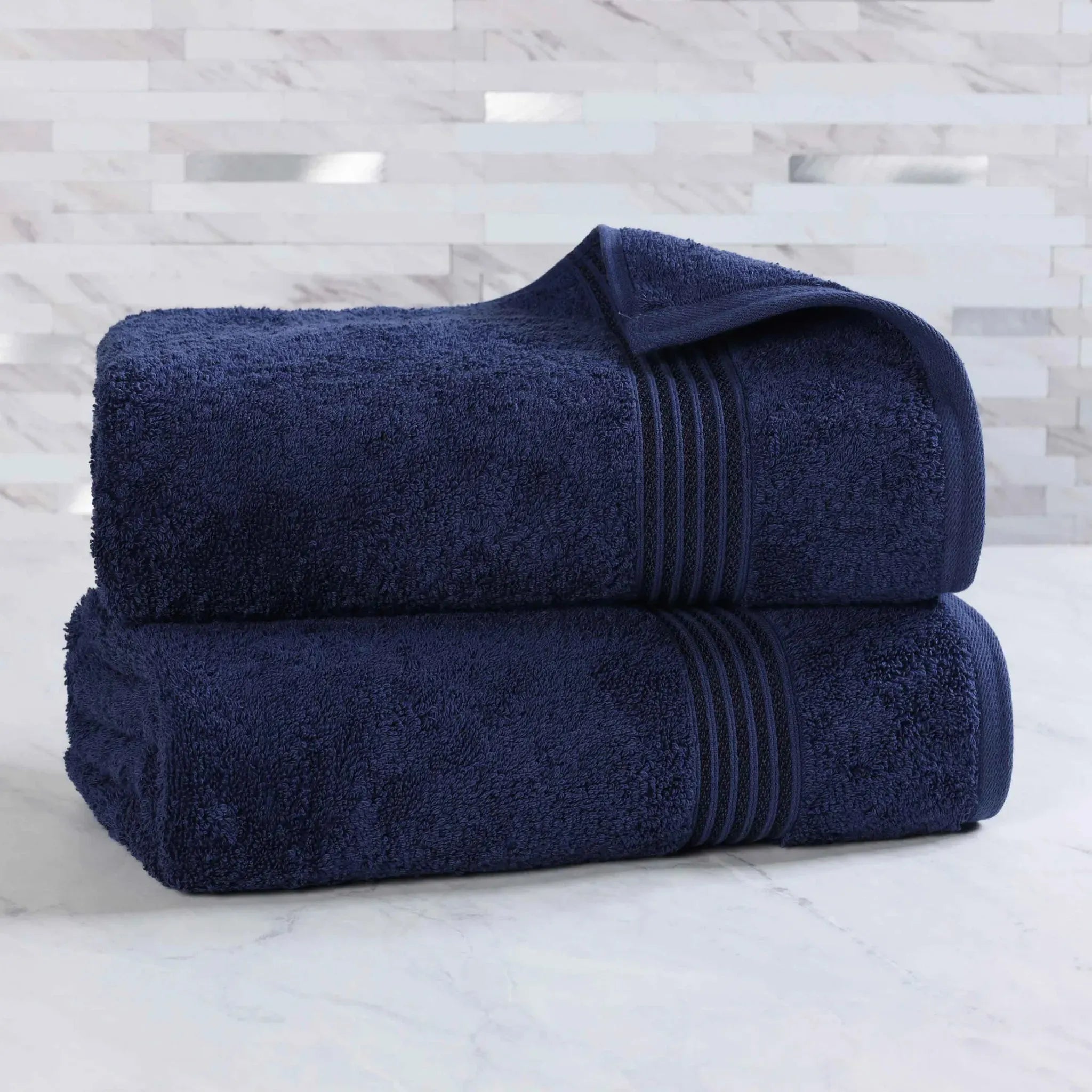 Egyptian Cotton Heritage Plush Bath Sheet Set of 2 - Egyptian Cotton Bath Sheet by Superior Brand