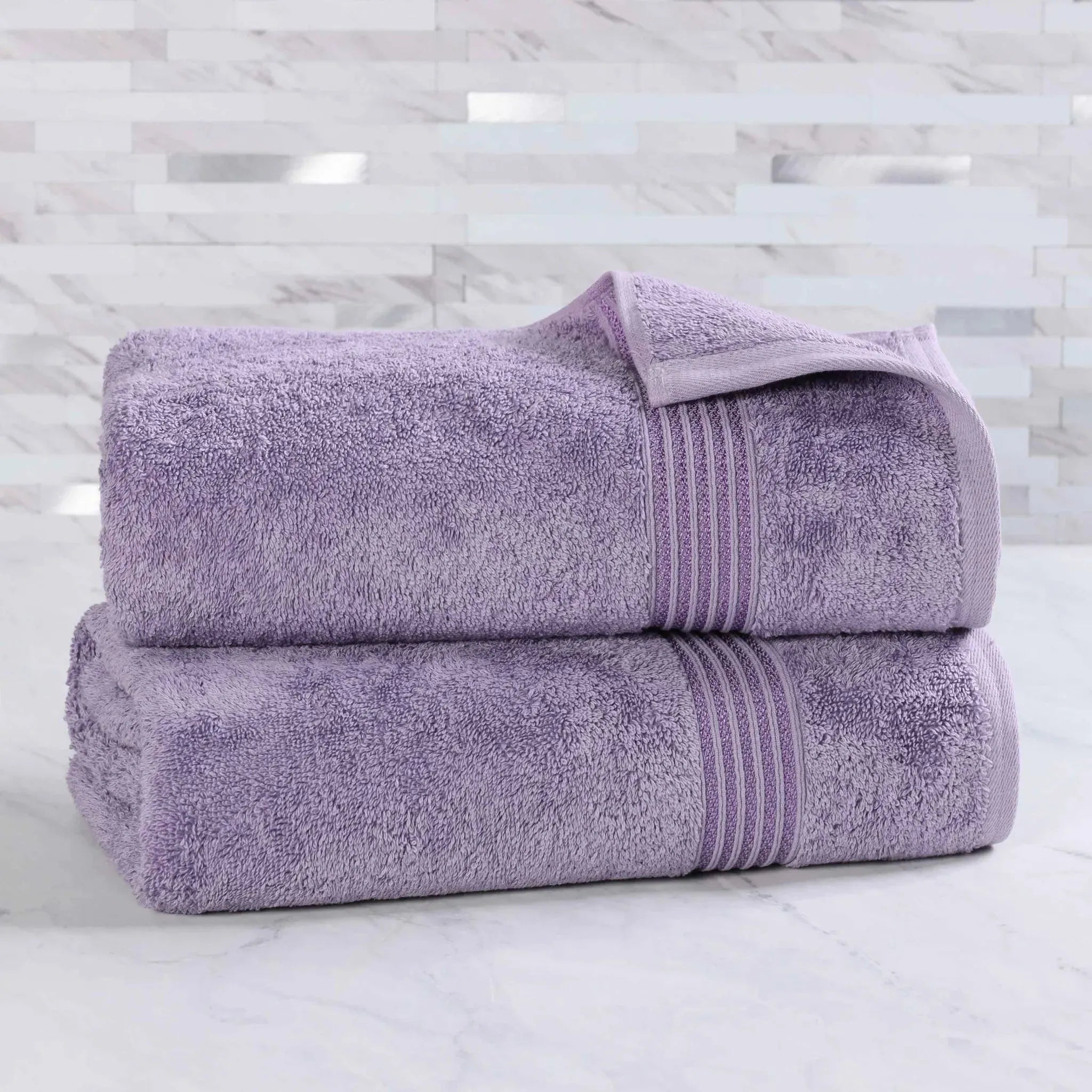 Egyptian Cotton Heritage Plush Bath Sheet Set of 2 - Egyptian Cotton Bath Sheet by Superior Brand