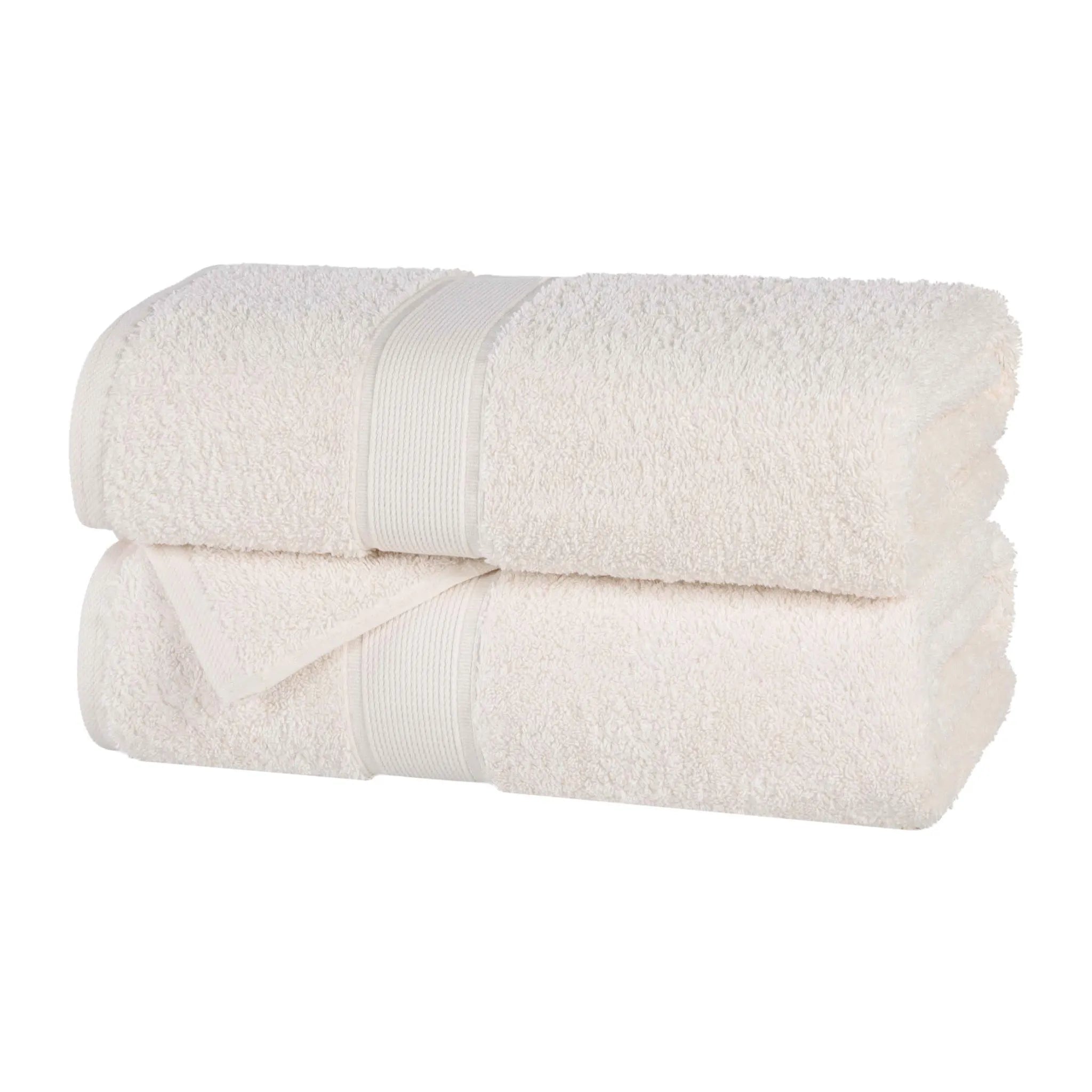 Oregon Organic Cotton Medium Weight Solid Bath Sheet, Set of 2 - Bath Sheet by Superior Brand