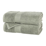 Oregon Organic Cotton Medium Weight Solid Bath Sheet, Set of 2 - Bath Sheet by Superior Brand