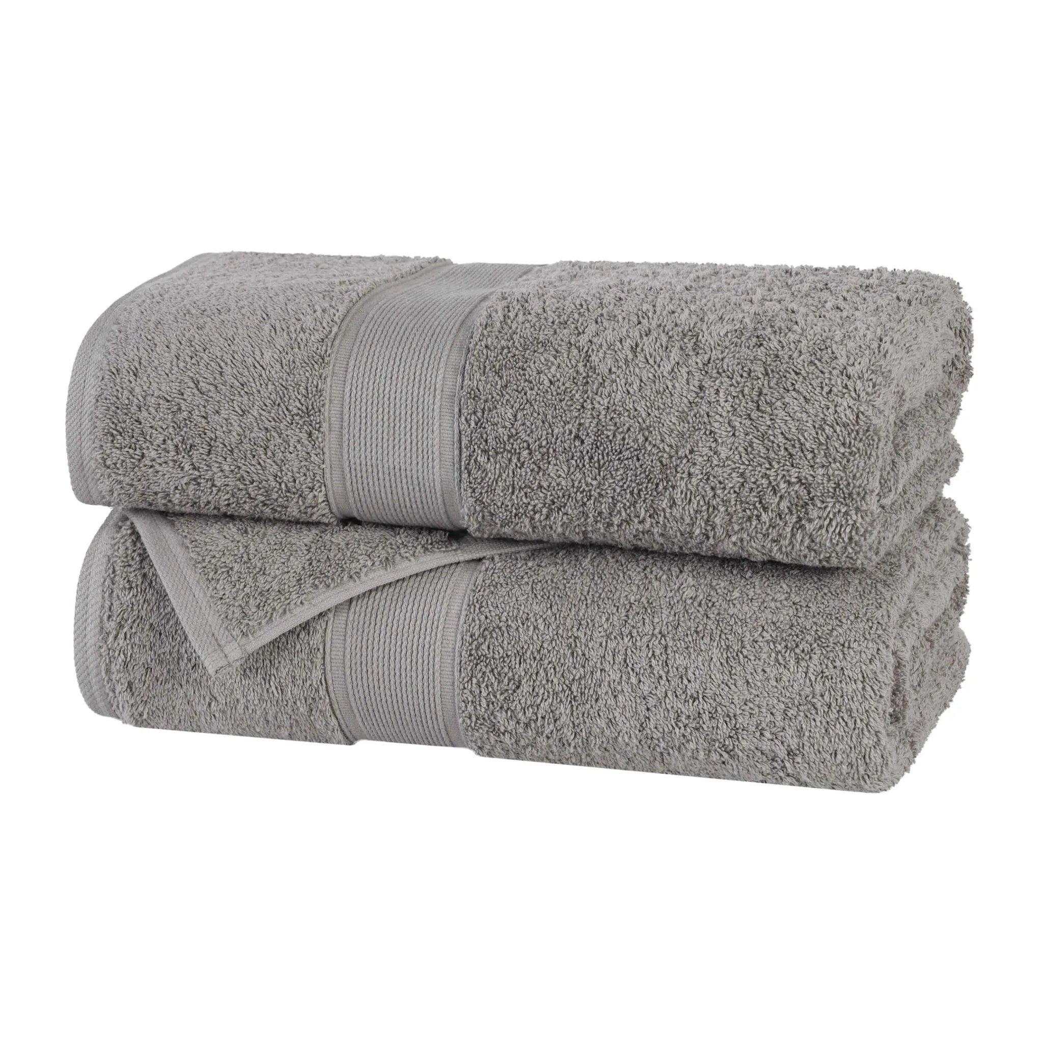 Oregon Organic Cotton Medium Weight Solid Bath Sheet, Set of 2 - Bath Sheet by Superior Brand