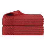 Soho Ribbed Cotton Absorbent 2 Piece Bath Sheet Towel Set - Bath Sheet by Superior Brand