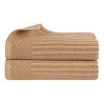 Soho Ribbed Cotton Absorbent 2 Piece Bath Sheet Towel Set - Bath Sheet by Superior Brand