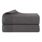 Soho Ribbed Cotton Absorbent 2 Piece Bath Sheet Towel Set - Bath Sheet by Superior Brand