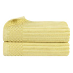 Soho Ribbed Cotton Absorbent 2 Piece Bath Sheet Towel Set - Bath Sheet by Superior Brand