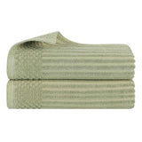 Soho Ribbed Cotton Absorbent 2 Piece Bath Sheet Towel Set - Bath Sheet by Superior Brand