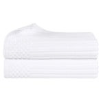 Soho Ribbed Cotton Absorbent 2 Piece Bath Sheet Towel Set - Bath Sheet by Superior Brand