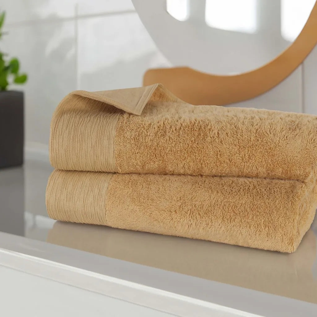 Rayon from Bamboo Eco-Friendly Fluffy Soft Solid Bath Sheet Set of 2 - Bath Sheet by Superior Brand