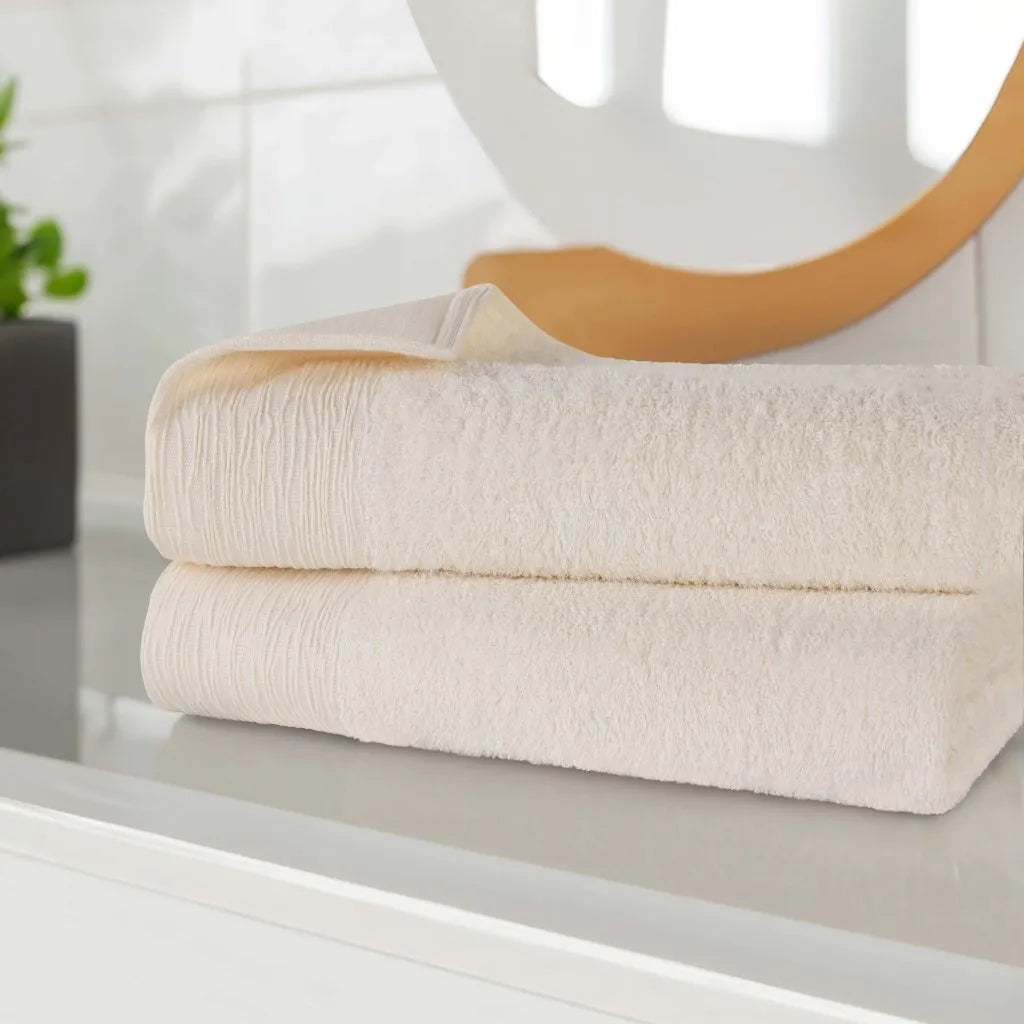 Rayon from Bamboo Eco-Friendly Fluffy Soft Solid Bath Sheet Set of 2 - Bath Sheet by Superior Brand