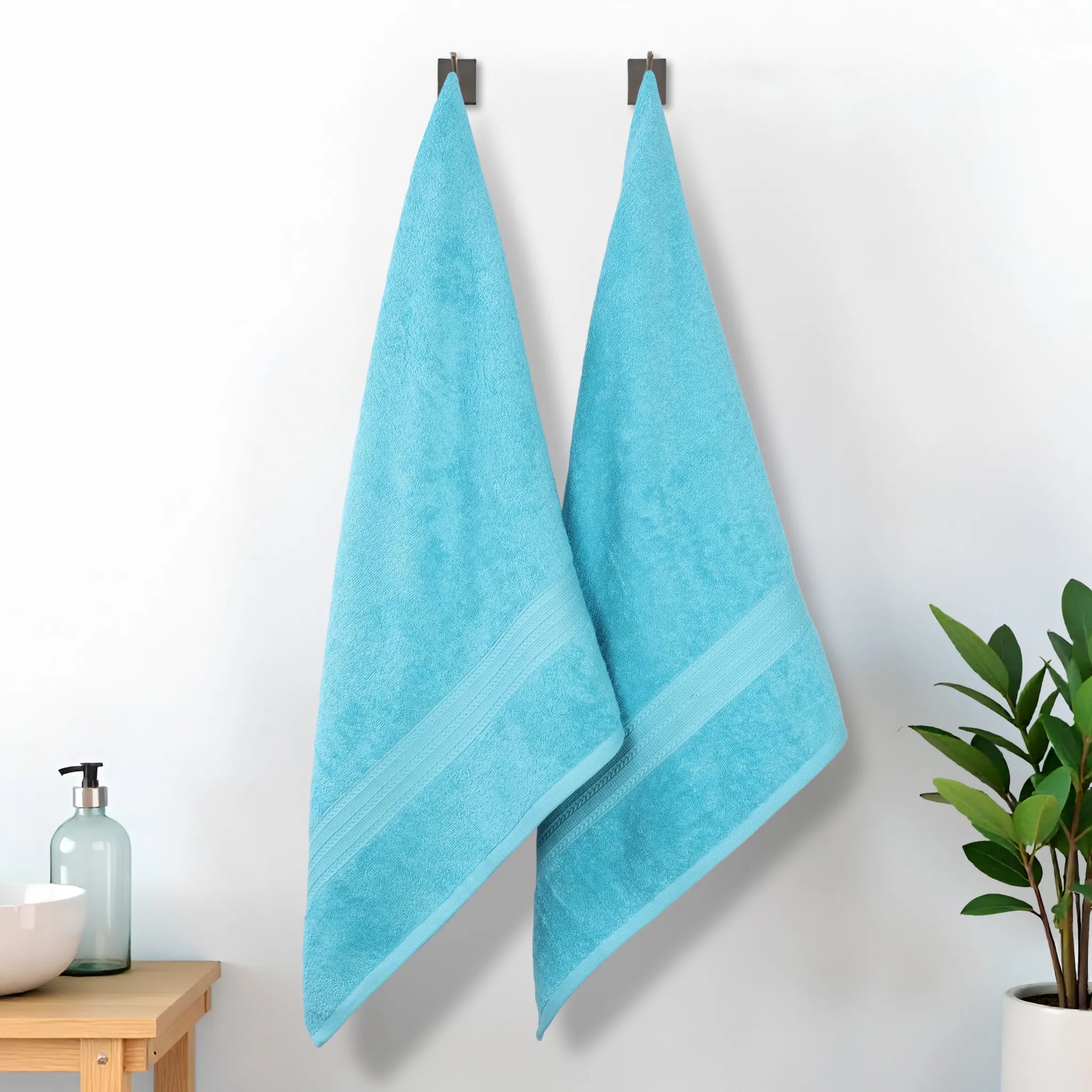 Eco-Friendly Ring-Spun Cotton 2-Piece Bath Sheet Set - Bath Sheet by Superior Brand